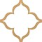 Ekena Millwork 66 56W x 66 56H x 38T Large May Decorative Fretwork Wood Ceiling Panels, Wood Paint Grade CELW67X67X0375MAYMF - alternate 2